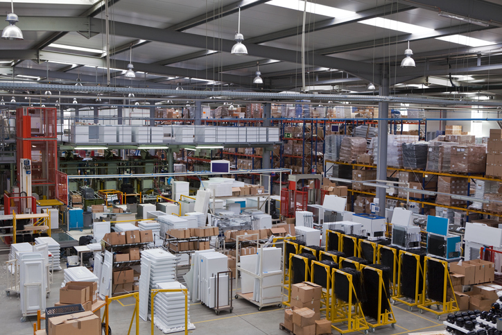 Warehousing and packaging section