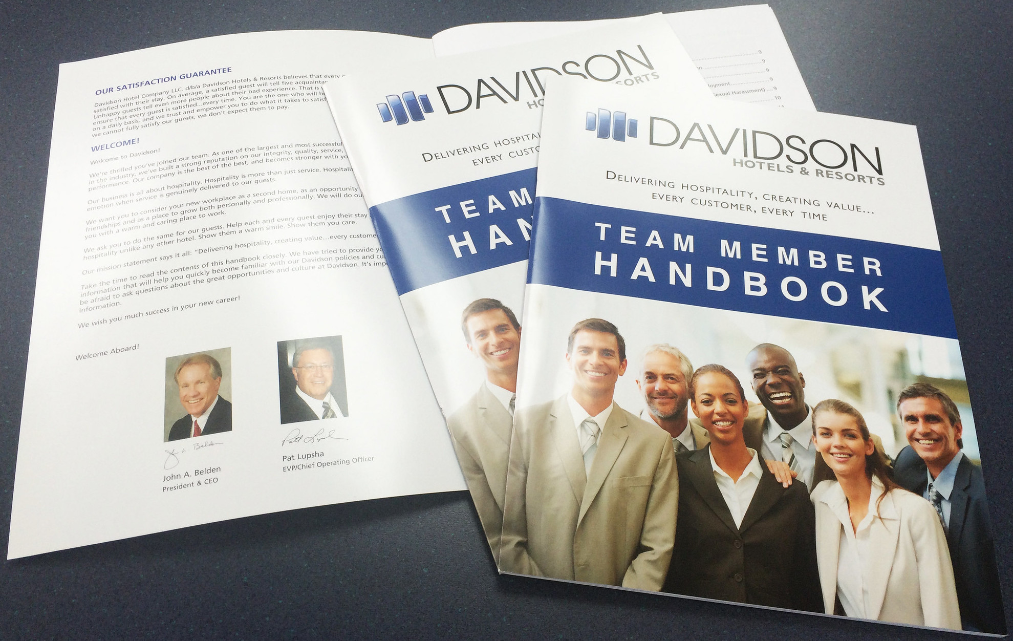 Handbook for the Davidson Hotel Group