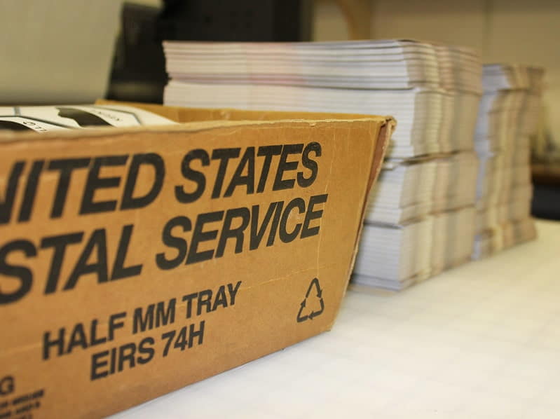 Boxes awaiting to be shipped 
