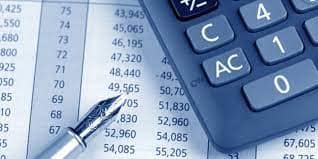 Finance calculations and balance sheet