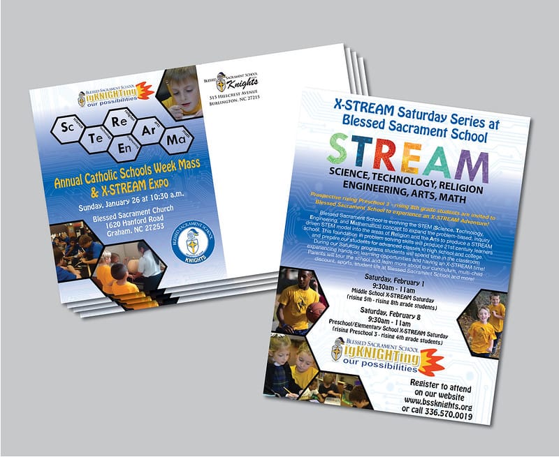 Direct Mail for a technology school event