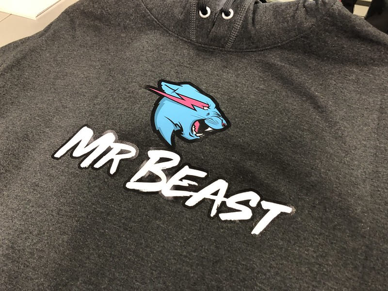 Promo Sweatshirt for Mr Beast and his youtube