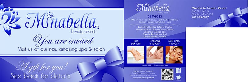 Direct Mailer for a spa service