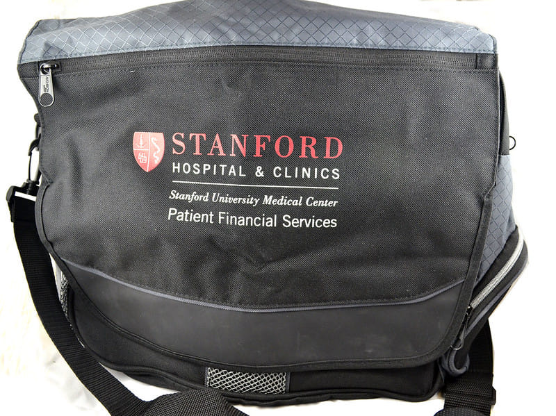 Promo carry bag for a medical center