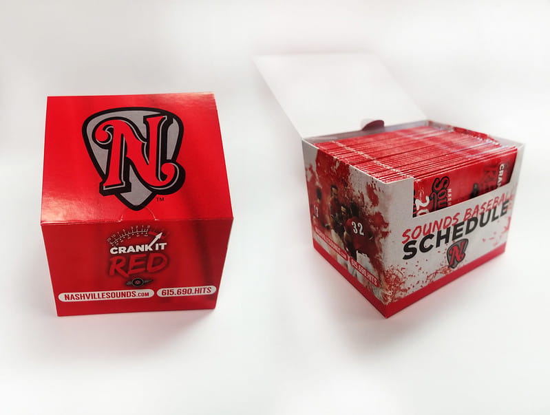 Custom Packaging for a Nashville Sound Minor League Ball