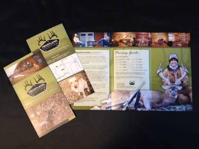 Tradeshow Brochure for a hunting company