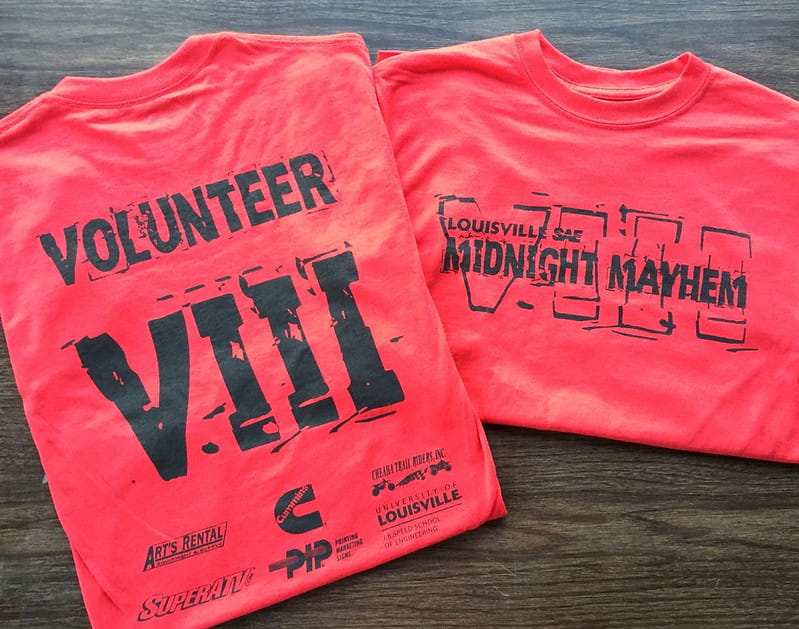 Volunteer Uniform tshirt for a event